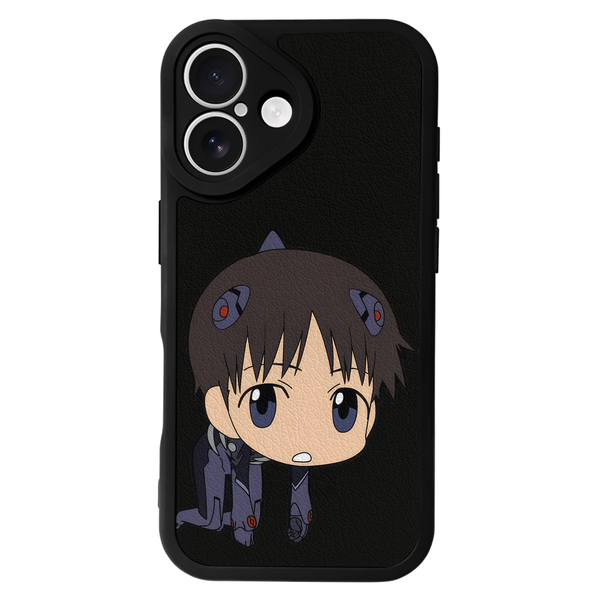 （画像用） EVA 新世紀エヴァンゲリオン 【iPhone 16シリーズ対応】シリコンスマホケース（レザー調） 材質：シリコン
